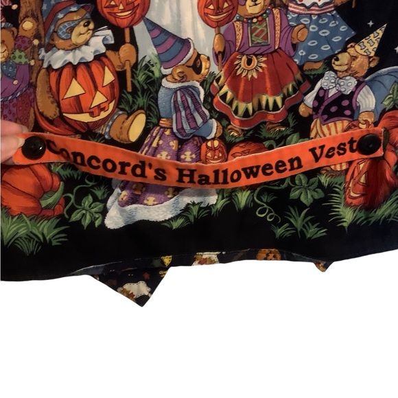Vintage Halloween themed 90’s teddy bear vest size m/l - Picture 6 of 7